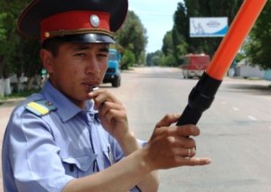 Сотрудники ГУБДД поздравили школьников с наступающим Днем защиты детей